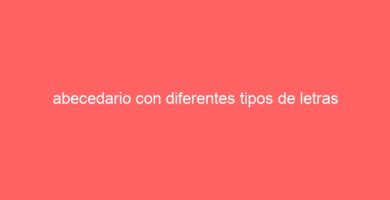 abecedario con diferentes tipos de letras 27