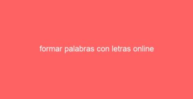 formar palabras con letras online 32