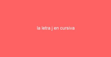 la letra j en cursiva 7