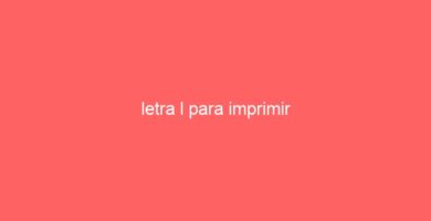 letra l para imprimir 68
