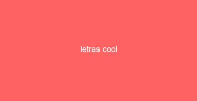 letras cool 69