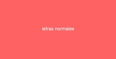 letras normales 58