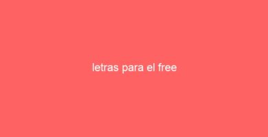 letras para el free 63