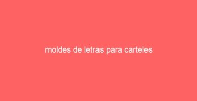 moldes de letras para carteles 76