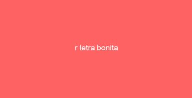 r letra bonita 43