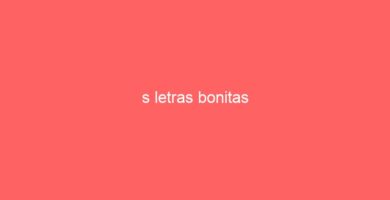 s letras bonitas 26
