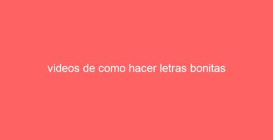 videos de como hacer letras bonitas 23
